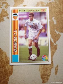 Cartes à collectionner de Football: Valencia 118 ROMERO Última hora Mundicromo las fichas de la liga 1994-95